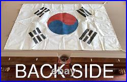 RARE ORIGINAL SOUTH KOREA KOREAN WAR BRING BACK FLAG 52 x 35 HUGE