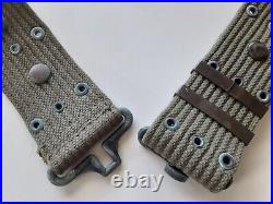 RARE US Korea War M-1952 Carbine snap Pouch Pistol Belt