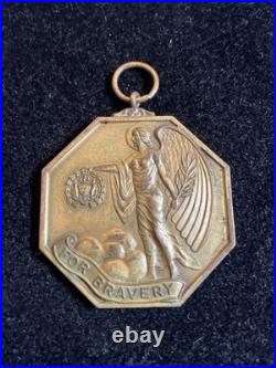 RARE Vintage 1950 Military Korean War City of Philadelphia Bravery NAMED Medal