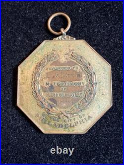 RARE Vintage 1950 Military Korean War City of Philadelphia Bravery NAMED Medal