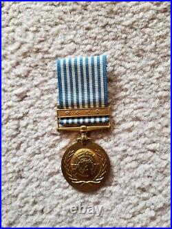 RARE Vintage Korean War UN Participation Medal Order Insignia Korea Military