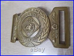 RARE! Vintage Original UNCSB-JSA BUCKLE DMZ US Army Military Belt Korean War