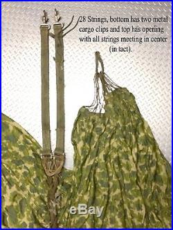 RARE Vintage Vanity Fair Korean War Era 28 string Cargo Parachute MILITARY/AF