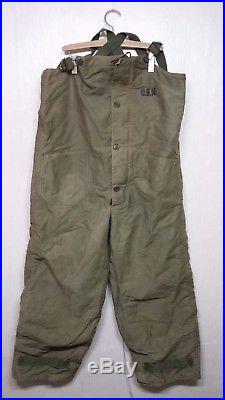 RARE Vintage WW2 Korean War US NAVY N-1 Deck Pants Trousers US Military Clothes