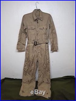 RARE Vintage WW2 Korean War USAF Summer Flying Suit COVERALL Military Clothes