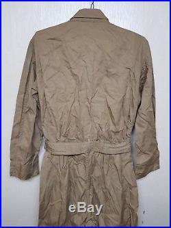 RARE Vintage WW2 Korean War USAF Summer Flying Suit COVERALL Military Clothes