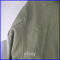 RARE Vtg 1951 U. S Army Utility Jacket Combat Worn 55-J-546-320 Korean War Size S