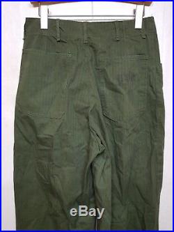 RARE WW2 Korean War Vintage US Navy P-41 HBT Pants Trousers Military Clothes