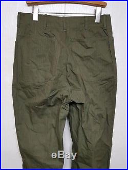 RARE WW2 Korean War Vintage US Navy P-41 HBT Pants Trousers Military Clothes 2