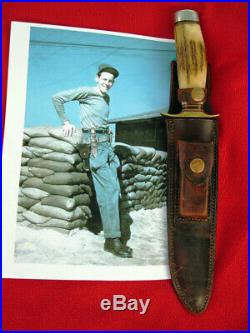 Randall Knife 1952 Korean War Model 1 8 7 spacer Corn Row Sheath PROVENANCE