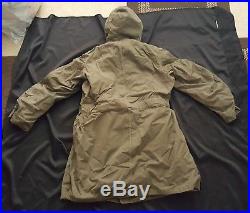 Rare 1947 Korean War Us Army M47 Military Parka With Liner