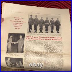 Rare 1952 28th Infantry Division Keystone News 35th Anniversary Korean War Era