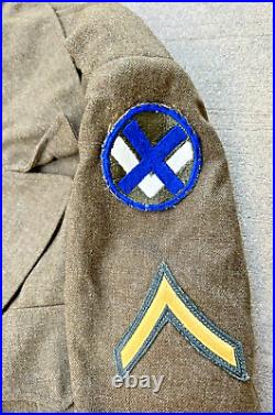 Rare 1953 Korean War Eisenhower IKE Jacket US Army Corps 15th Private Infantry