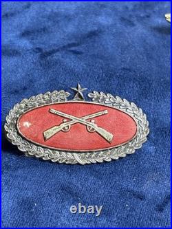 Rare Colombian Korea War Officer Combat Infantry Badge CIB Star Colombia Army