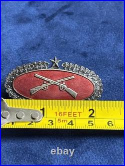 Rare Colombian Korea War Officer Combat Infantry Badge CIB Star Colombia Army