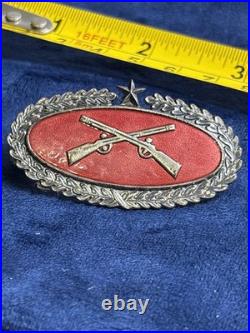 Rare Colombian Korea War Officer Combat Infantry Badge CIB Star Colombia Army