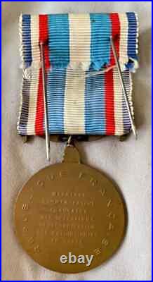 Rare French Korean War Service Commemorative Medal, 1950-1953 Original