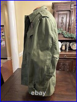 Rare Korean Era M-51 Named Field Jacket LT GEN C. A. Roberts USMC Size Med REG