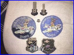 Rare Korean War 6146th AFAG Squadron Patches Korean Japanese Made