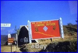 Rare Korean War Era Kodachrome Photo Album Slide Lot USMC 1st Marine Division