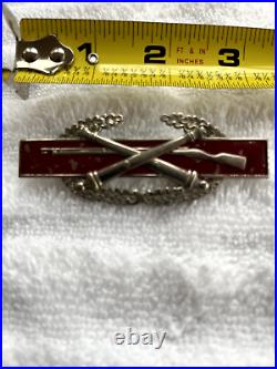 Rare Korean War Era US Army Combat Artillery Badge Pin Insignia