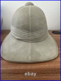 Rare Korean War Ethiopian Kagnew Wolseley M45 Pith Sun Helmet