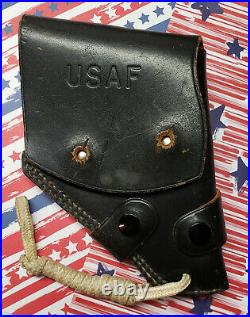 Rare Korean War US Air Force M13 Holster 1953-54 Smith & Wesson. 38 Cal Unissued