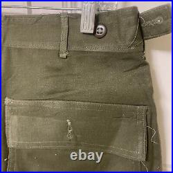 Rare Korean War US Army HBT M1947 HBT Herringbone Twill Pants Trouser Sz Medium