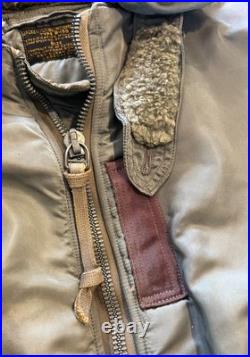 Rare Original Korean War Era B15D B15 USAF Pilot Flight Bomber Jacket Size 44