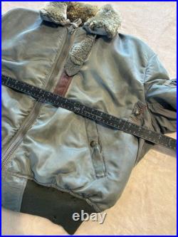 Rare Original Korean War Era B15D B15 USAF Pilot Flight Bomber Jacket Size 44