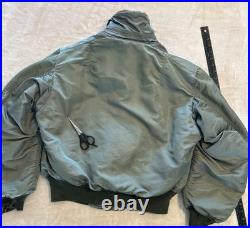Rare Original Korean War Era B15D B15 USAF Pilot Flight Bomber Jacket Size 44