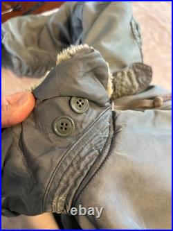 Rare Original Korean War Era B15D B15 USAF Pilot Flight Bomber Jacket Size 44