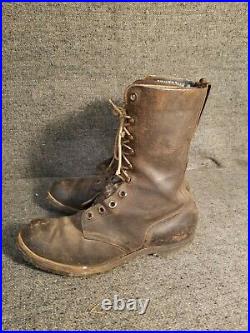 Rare Usmc Tall Rough Out Boots Raider Para Marine Korean War Era M1951