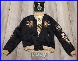 Rare Vintage 1950s Korean War Sukajan Jacket Military Army 1st Cavalry Division