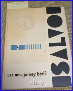 Salvo Battleship USS New Jersey BB62 Nov. 1950 Dec 1951 Korean War Cruise Book