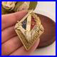 Scarce Korean War France French Battalion Army Military Pin Medal Onu Un