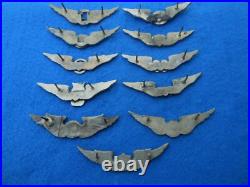 Set of Authentic Unofficial Vietnam U. S. Army Aviator Wings (11)
