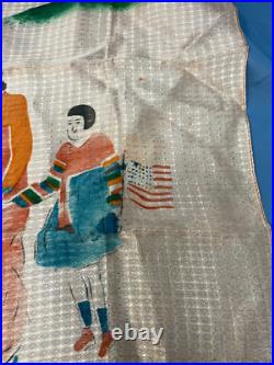 Silk Scarves Scarf Collection Korea War Mom souvenirs Mint Embroidered