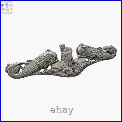 Sterling Korean War Us Navy Submarine Warfare Enlisted Silver Dolphins Badge 228