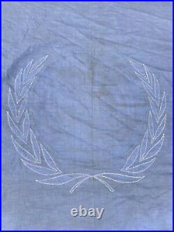 Super Rare Early Korean War UN United Nations 5'x3' Flag Banner (Indian Cloth)