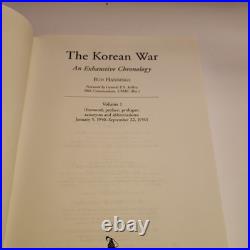 THE KOREAN WAR and Exhaustive Chronology. Volumes 1-2 Hardcover
