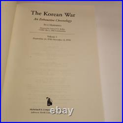 THE KOREAN WAR and Exhaustive Chronology. Volumes 1-2 Hardcover