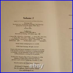 THE KOREAN WAR and Exhaustive Chronology. Volumes 1-2 Hardcover