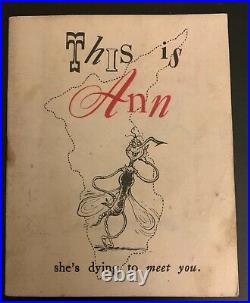 This Is Ann Rare Dr Seuss Manual Booklet Korean War Variant Propaganda Malaria