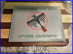 Thunderbirds Over Korea 34th Bomb Squadron (L) Korean War, Very Rare Book