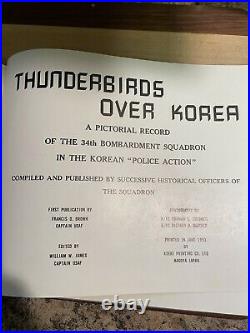 Thunderbirds Over Korea 34th Bomb Squadron (L) Korean War, Very Rare Book