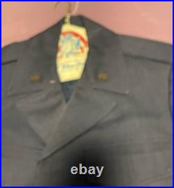 U. S. Air Force Ike Jacket Blue 84 Wool Korean War Era R