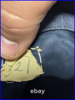 U. S. Air Force Ike Jacket Blue 84 Wool Korean War Era R