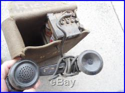 U. S. Army Korean War Era EE-8 Field Phones (lot of 2)