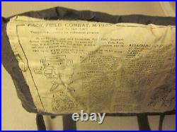 U. S. Army Pack, Field, Combat M1945 (74-p-12-287) Korean War Issued V/g Used